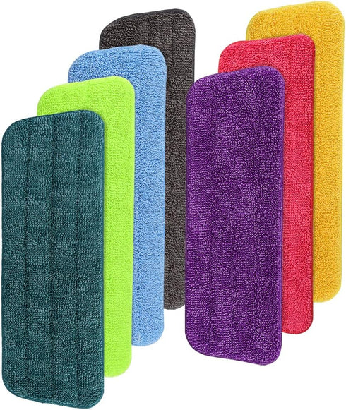 Mop Head Replacement for Libman Freedom Spray Mop - Washable Microfiber Pads Refill for Multi-Surface Cleaning (7 Pack)