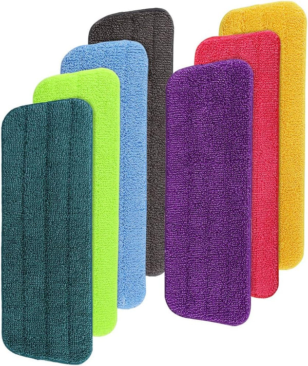 Mop Head Replacement for Libman Freedom Spray Mop - Washable Microfiber Pads Refill for Multi-Surface Cleaning (7 Pack)