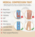 Men,15-20 mmHg NURCOM Medical Compression Pantyhose for Women & Graduated Support Tights, Opaque Closed Toe Waist High