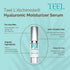 Teel Hyaluronic Moisturizer - Vitamin C Serum for Oily Skin with Hyaluronic Acid, Vitamin E, 0.5 fl oz