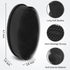 Metene 2 Pack Silicone Body Scrubber, Soft Exfoliating Body Scrubber for Shower, Long Lasting, Lathers Well (Black)