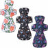 ReUseLife 4 Set 1 3 16 Inch Pieces piece Medium Wet Bag + Pieces Regular Cloth Mama Cloth/Menstrual Pads/Reusable