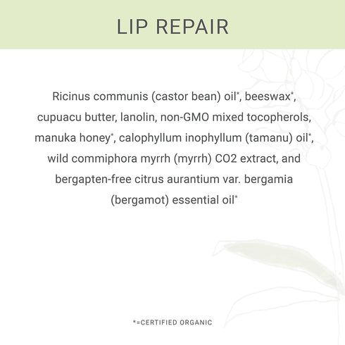 Osmia Skincare Natural Lip Repair Overnight Mask + Hydrating Gloss, 0.28 oz - Clean Beauty for Healthy Skin