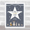 The Card Zoo Birth Details Nursery Christening New Baby Woodland Animals Star Gift Print