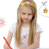 ZEYER Back to School Headbands, Cute Yellow Pencil Headbands for Girls Women Non Slip Hair Accessories