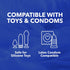 Pack 30 Water-Based Lubricant Travel Single-Use Sachets, Long-Lasting Personal Lube for Men Women Couples
