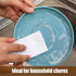 20 Pieces Non Scratch White Scrubbing Pad, Non Woven Scouring Sponge, Multi Surface Cleaning Pads (4 x 6 Pulgadas)