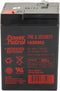 Interstate Batteries 6V 4Ah Fire & Security Battery (F1 Terminal), SLA AGM VRLA Rechargeable Replacement