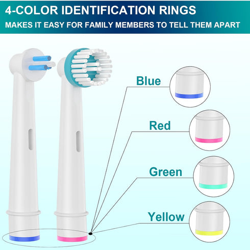 Sdiveson Package. Interspace and Ortho Care Replacement Brush Heads Compatible with Oral B Electric Toothbrush, Braces