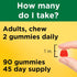 Nature Made Vitamin D3 2000 IU (50 mcg) - 90 Gummies for Bone, Teeth, Muscle, and Immune Health