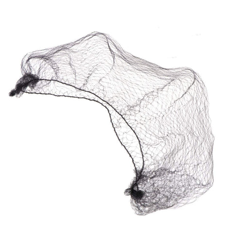 Tinksky 100pcs Hair Nets, Invisible Elastic Edge Mesh Dress-up Accessories (Black)