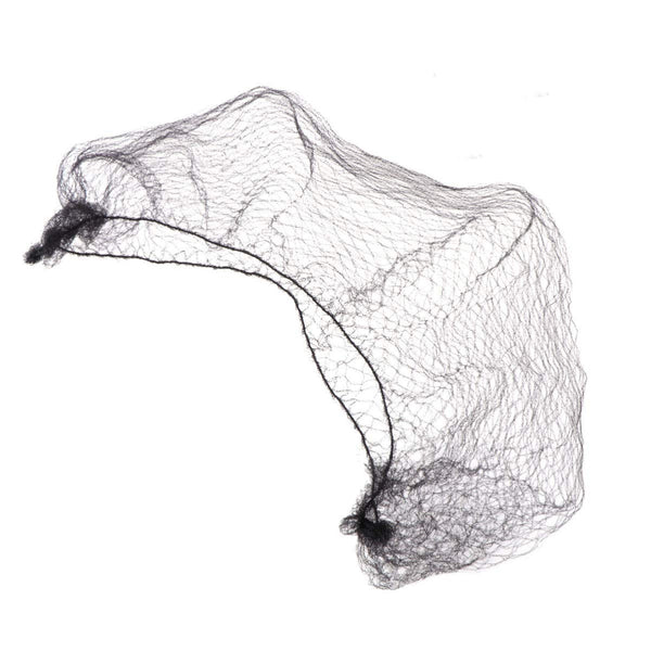 Tinksky 100pcs Hair Nets, Invisible Elastic Edge Mesh Dress-up Accessories (Black)