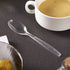 300 Crystal Clear Plastic Spoons, Heavy Duty Disposable Serving Utensils, Elegant Flatware for Parties