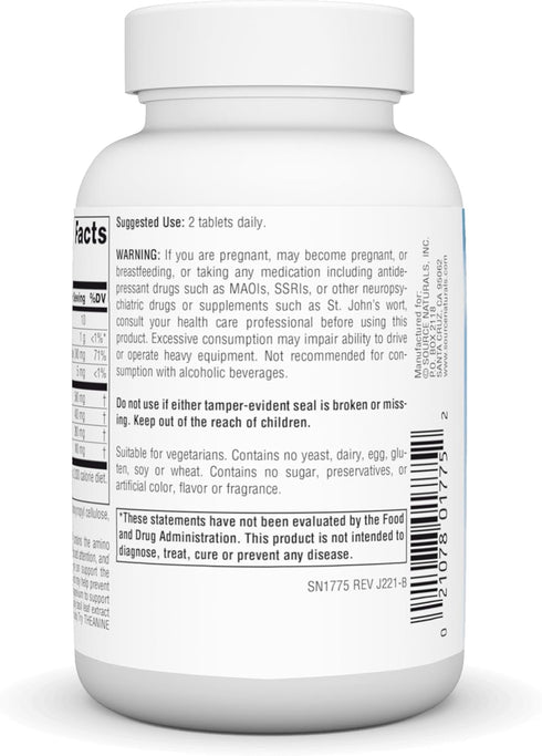 Source Naturals Serene Science L-Theanine with Magnesium and GABA, 60 Tablets