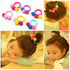LOVEF 6 Pcs Furball Pompom Ball Elastic Hair Bands - Ponytail Holders, Girls Hair Accessories Gift