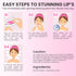 MISS SPA Lip Mask, Hydrate Boost Hydrogel Pink Mask, Soothes & Restores Lips, Moisturizing Anti-Aging Skin Care, 4 Pack