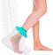 quiheat Waterproof Leg Cast Cover for Showering, Reusable Shower Sleeve for Foot After