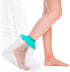 quiheat Waterproof Leg Cast Cover for Showering, Reusable Shower Sleeve for Foot After