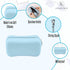 Silicone Makeup Bag, Small Travel Cosmetic Pouch with Zipper, Ample Storage Organizer for Essentials