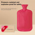 VERVEIO 1700ml, Hot Water Bottle with Plush Cover Hot Water Bag for Pain Relief, Warm Compress for Cramps, Reusable