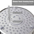 10pcs Shower Head Cleaners with 10pcs Needle Picks, Anti-Clogging Tiny Crevice Cleaner Tool for Bathroom (Gray)