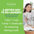 Tru Earth Compact Dry Laundry Detergent Sheets, Unscented, Up to 128 Loads, 64 Sheets, Eco-Strip Liquidless