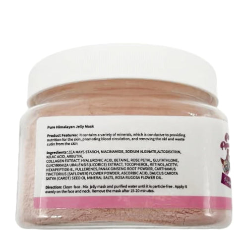 Princess Pippa's Place Himalayan Salt Jelly Mask Powder, 300G, Hydrating Hydro Jelly Face Mask for Glowing Skin