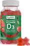 YumVs High Potency Vitamin D3 Gummies 5000 IU - Berry Flavor - Vegetarian, Kosher, Gluten Free - 120 Count