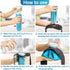 Ohuhu Ice Pack for Injuries - 3 Packs Reusable Ice Cold Packs with 2 Wrap Ice Bag for Hot & Cold Therapy Pain Relief
