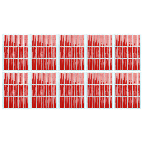 Nail Art Mounting Tape 10 Sheets, Double Sided Tape for Nail Art, Adhesive Accessory for Home and Salon