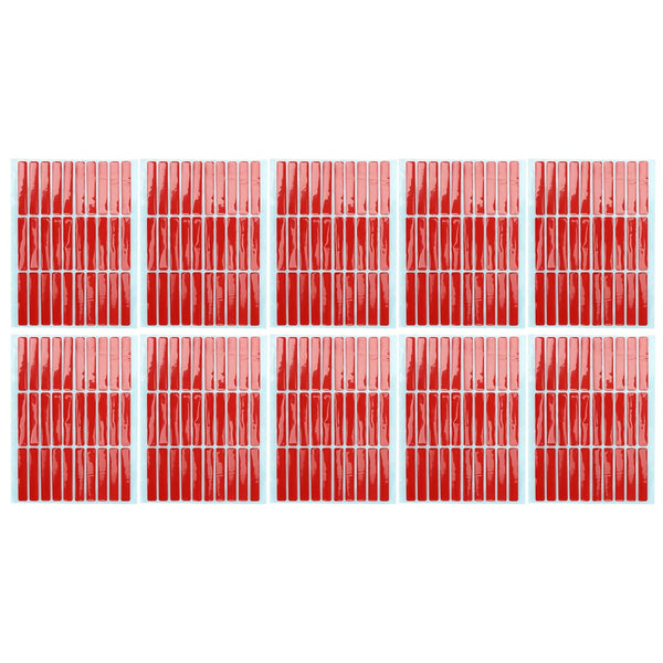 Nail Art Mounting Tape 10 Sheets, Double Sided Tape for Nail Art, Adhesive Accessory for Home and Salon