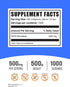 BulkSupplements.com Disodium EDTA Powder - Food Grade, Pure & Gluten Free, 500mg per Serving, 500g