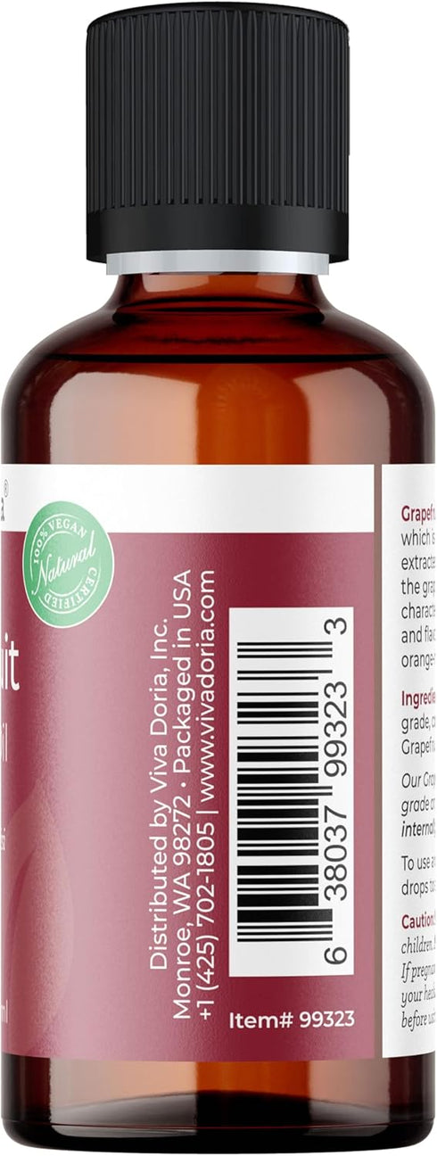 Viva Doria Grapefruit Essential Oil - 100% Pure Natural Undiluted for Aromatherapy | Food Grade, 30 mL