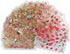Lips Nail Stickers for Valentine's Day, 3D Gold Nail Decals Foils for Heart Red Lip Self-Adhesive Nail Design