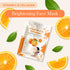 Vitamin C and Collagen Sheet Face Mask - Diminishes Fine Lines & Wrinkles, Lifts & Hydrates Skin, Brightening Sheet Mask - Cruelty Free Korean Skin Care For All Skin Types