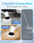 setrel 2 8 Electric Spin Scrubber Bathroom Scrubber - Cordless Shower Scrubber with Adjustable Handle, Speeds, Bathroom
