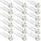 WILLBOND 18 Pcs Bridal Hair Accessories, Pearl Hair Pins Crystal Bobby Pins for Brides, Bridesmaids, Flower Girls