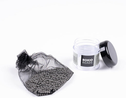 BOXIO Cleaning Beads, Stainless Steel Beads for Bottle Wash Canisters, 3 mm Balls with Storage Bag