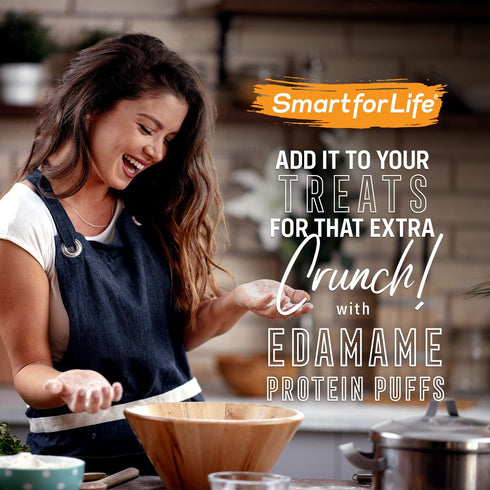 Smart for Life Soy Protein Puffs - 20 Grams Protein Snacks - High Protein Zero Sugar - Non-GMO, Gluten-Free - 3 Pound