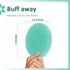 IMPRESA 6 Pack Double Sided Body Sponge for Daily Deep Cleansing and Regular Exfoliating - Buff Puff Style Exfoliating
