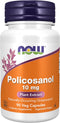 NOW Supplements Policosanol 10 mg, 90 Veg Capsules from Sugar Cane