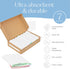Premium Bamboo Cleaning Dish Cloths - 7 Pack | Ultra-Absorbent Reusable Washing Cloth for Home & Car | Ideal for
