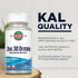 KAL Zinc Orotate 30mg | Sustained Release Chelated Zinc Tablets for Immune Support, 90 Tablets