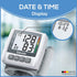 Beurer Wrist Blood Pressure Machine with Adjustable Cuff, Automatic & Digital Monitor, 2x60 Memory Reading, XL LCD