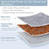 SuzziPad Microwavable Heating Pads for Neck & Shoulder Pain, 7x16 Cramps Relief Heating Pad, Gray