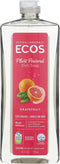 Ecos Dishmate Liquid Grapefruit, 25 Fl Oz