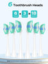 COSLUS Sonic Electric Toothbrush for Adults and Kids: Wireless Rechargeable with Portable Travel Case, 5 Modes, 47000