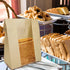 ZHJISHGUO 60 Packaging Pcs Bread Bags with Window - Large Kraft Paper Bakery Bags for Homemade Bread, Sourdough