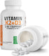 K2 (MK7) D3 5000 D3 90 K2 MK-7 120 Bronson Vitamin with Supplement Non-GMO Formula IU Vitamin & mcg Easy to Swallow D