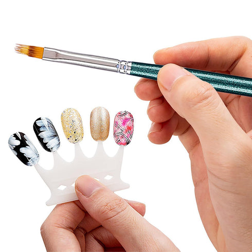 3pcs Ombre Nail Brush Nail Paint Pen for Gradient Color Ombre Brush for Gel Nails Manicure Nail Art Brushes